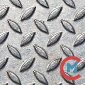 Алюминиевый рифлёный лист АМг2 1,5х1500х6000 мм чечевица