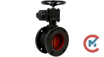 Затвор чугунный фланцевый с редукторным приводом